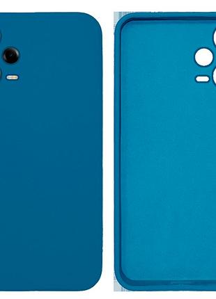 Чохол силіконовий full camera protective для xiaomi redmi note 12 pro + 5g (16) denim blue синій