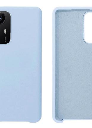 Чехол silicone case camera protective для xiaomi redmi note 12s (11) голубой lilac cream