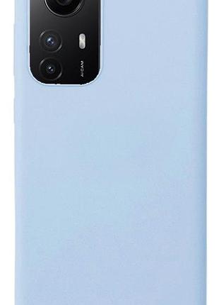 Чехол silicone case camera protective для xiaomi redmi note 12s (11) голубой lilac cream 2