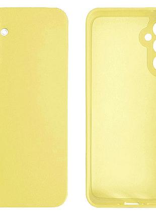 Чехол silicone case camera protective для samsung a25 (20) желтый yellow