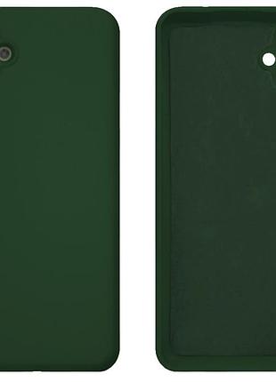 Чохол silicone case camera protective для samsung a05 (22) темно-зелений forest green