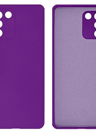Чохол silicone case camera protective для samsung s10 lite (14) фіолетовий purple