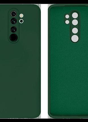 Чохол silicone case camera protective для xiaomi redmi note 8 pro (22) темно-зелений forest green