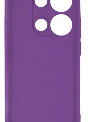Чехол silicone case camera protective для xiaomi redmi note 13 pro 4g (14) фиолетовый purple 3