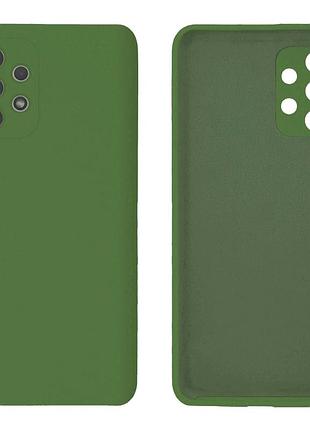 Чехол silicone case camera protective для samsung a33 (25) хаки зеленый khaki