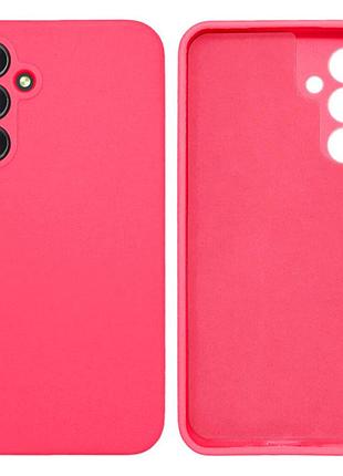 Чехол silicone case camera protective для samsung a54 (15) бордовый rose red