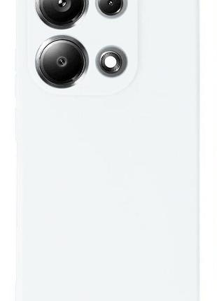 Чехол silicone case camera protective для xiaomi redmi note 13 pro 4g (09) белый white 2