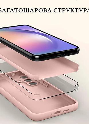 Чехол silicone case camera protective для xiaomi redmi note 13 pro 4g (09) белый white 7