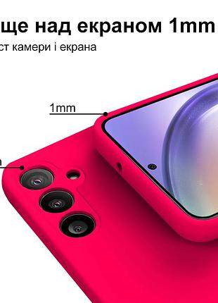 Чехол silicone case camera protective для samsung note 10 plus (21) ярко розовый shiny pink 6