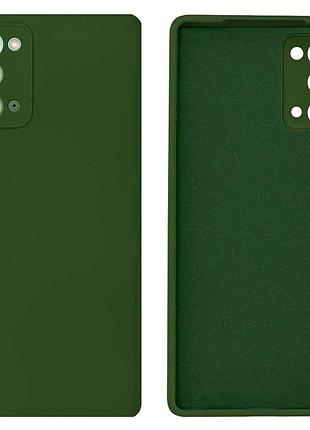 Чехол silicone case camera protective для samsung note 20 (25) хаки зеленый khaki