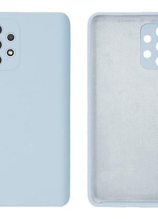 Чохол silicone case camera protective для samsung a23 (11) блакитний lilac cream