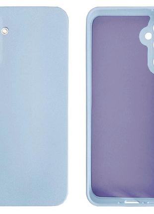 Чохол silicone case camera protective для samsung a24 (11) блакитний lilac cream