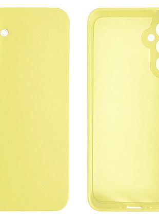 Чехол silicone case camera protective для samsung a05s (20) желтый yellow