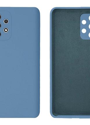 Чохол silicone case camera protective для samsung a32 4g (10) синій azure