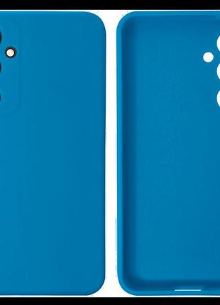 Чехол silicone case camera protective для samsung m34 (10) cиний azure