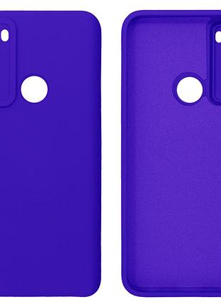 Чехол silicone case camera protective для xiaomi redmi note 8 (07) фиолетовый ultraviolet