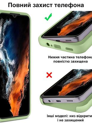 Чехол silicone case camera protective для xiaomi redmi note 8 pro (19) мятный mint 4