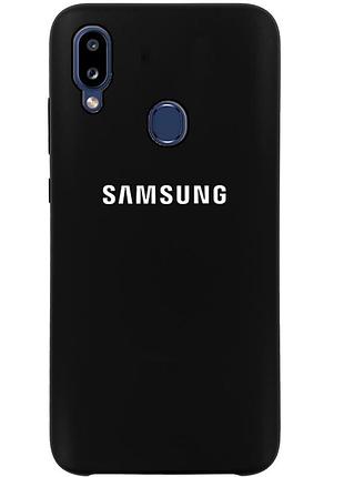 Чохол silicone case для samsung a30 (25) black чорний