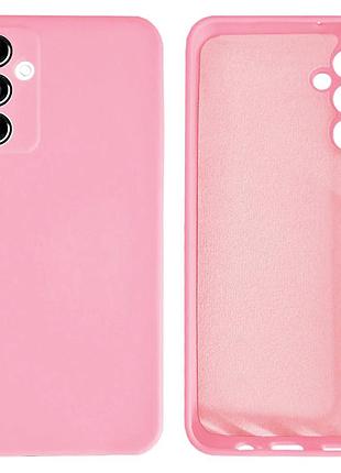 Чехол silicone case camera protective для samsung a14 (17) розовый light pink