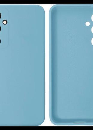 Чохол silicone case camera protective для samsung m34 (11) блакитний lilac cream