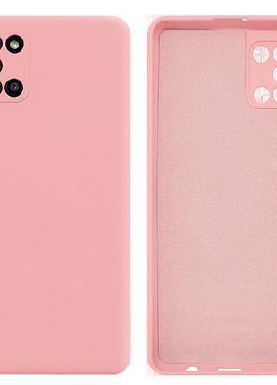 Чохол силіконовий full camera protective для samsung a31 (18) pink sand пісочно-рожевий