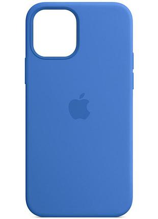 Чохол silicone case full protective (aa) для apple iphone 13 mini (5.4") синій / capri blue