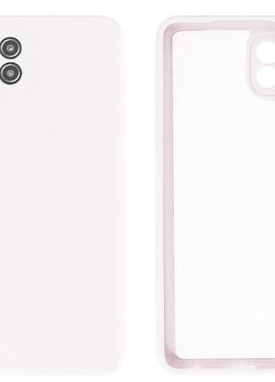 Чохол silicone case camera protective для samsung a22 4g (09) білий white