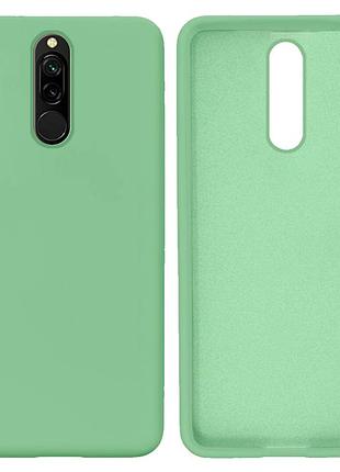 Чохол silicone case camera protective для xiaomi redmi 8 (19) м'ятний mint
