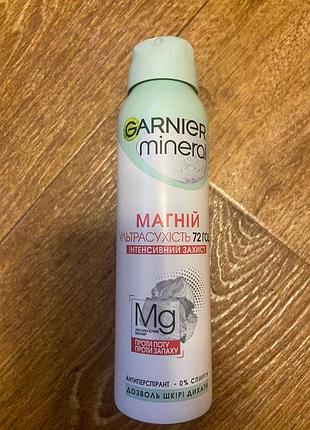 Дезодорант-антиперспірант garnier mineral магній ультрасухість, 72н