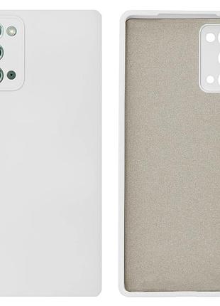 Чохол silicone case camera protective для samsung note 20 (09) білий white