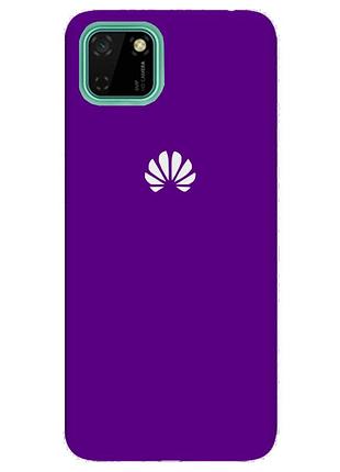 Чехол silicone case premium для huawei y5p 2020 purple (14) фиолетовый