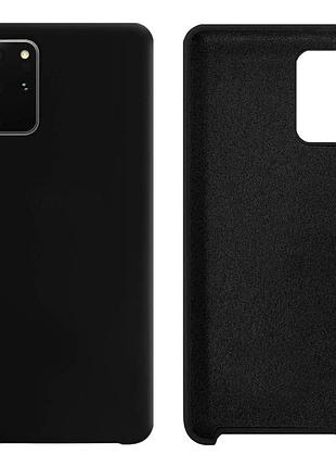 Чохол silicone case camera protective для samsung s20 plus (03) чорний black