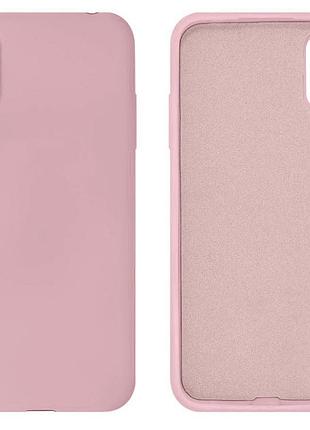 Чохол silicone case camera protective для samsung a40 (18) пудра pink sand