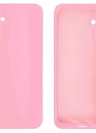 Чехол silicone case camera protective для samsung a34 (17) розовый light pink