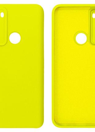 Чехол silicone case camera protective для xiaomi redmi note 8t (06) лимонный flash