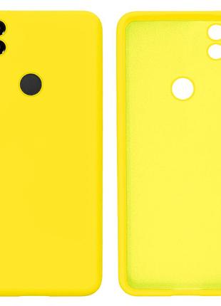 Чохол silicone case camera protective для xiaomi redmi 9c (06) лимонний flash