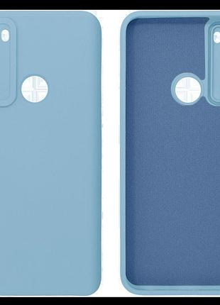Чохол silicone case camera protective для xiaomi redmi note 8t (11) блакитний lilac cream