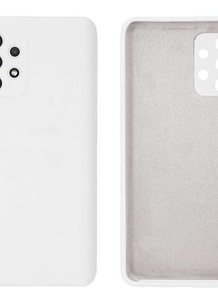 Чехол silicone case camera protective для samsung a53 (09) белый white
