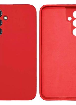 Чехол silicone case camera protective для samsung a54 (01) красный red