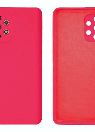 Чехол silicone case camera protective для samsung a23 (15) бордовый rose red