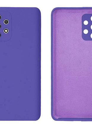Чохол silicone case camera protective для samsung a32 4g (07) фіолетовий ultraviolet