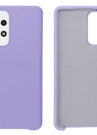 Чехол silicone case camera protective для samsung a73 (13) лиловый lilac