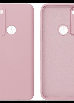 Чехол silicone case camera protective для xiaomi redmi note 8t (18) пудра pink sand