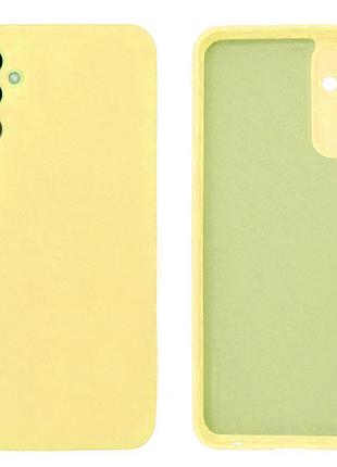Чехол silicone case camera protective для samsung m13/m23 (20) желтый yellow