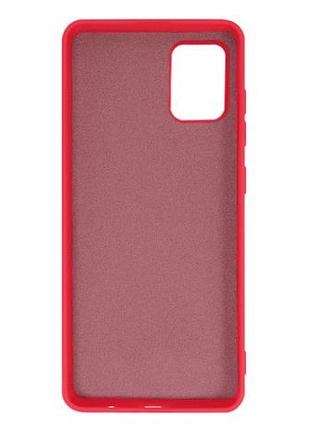 Чехол silicone case camera protective для samsung a51 (12) коралловый coral 3