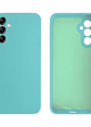 Чохол silicone case camera protective для samsung a35 (02) бірюза sea blue
