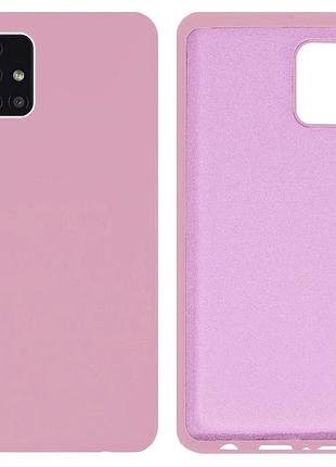 Чехол silicone case camera protective для samsung m31s (24) черничный blueberry