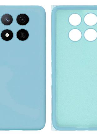 Чехол силиконовый full camera protective для xiaomi redmi note 14 pro + (11) lilac cream сиреневый