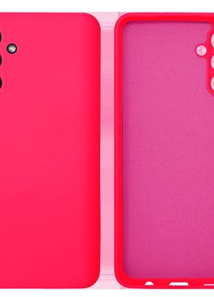 Чехол силиконовый full camera protective для samsung a13 5g (21) shiny pink ярко-розовый