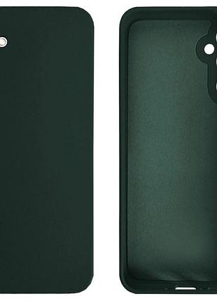 Чехол silicone case camera protective для samsung a05s (22) темно зеленый forest green